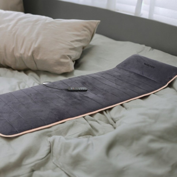 Массажный матрас с подогревом, 5 режимов, 10 вибромоторов, 175х57см. Массажер